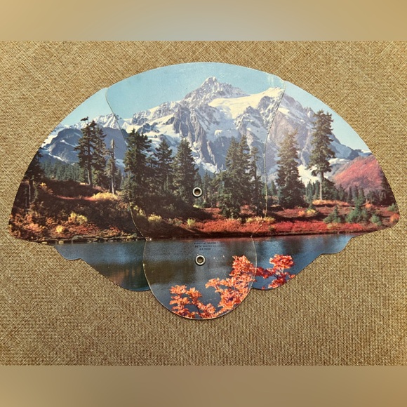 The Unbranded Brand Other - Vintage trifold cardboard, advertisement hand fan Brethren Mutual Insurance Co.